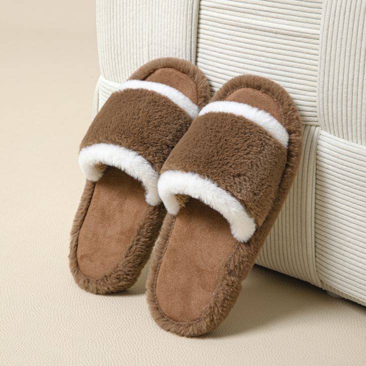 Women Winter Warm Indoor Fashion Slide
